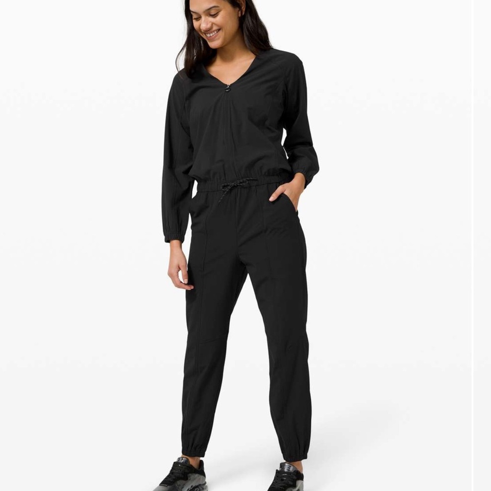 Lululemon Black Athletic Jumpsuit